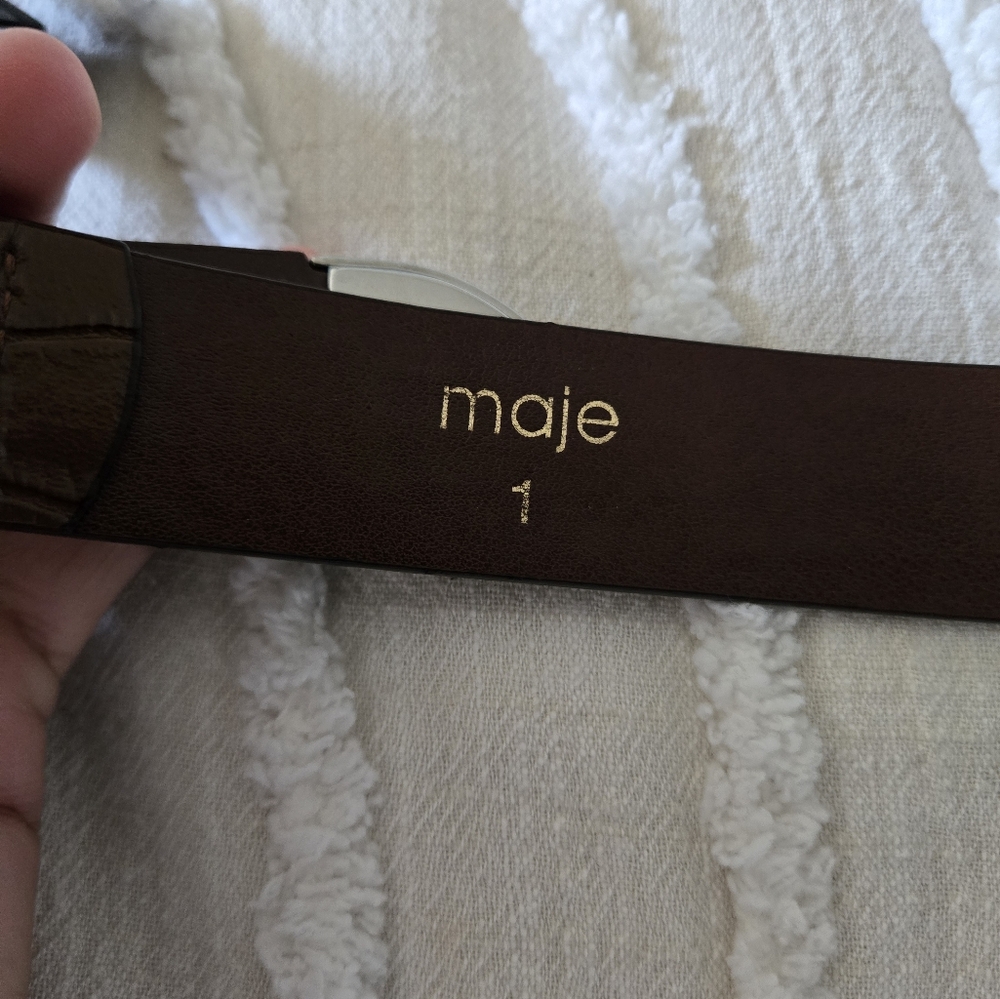 Bnwt maje waist belt double buckle - Picture 3 of 5